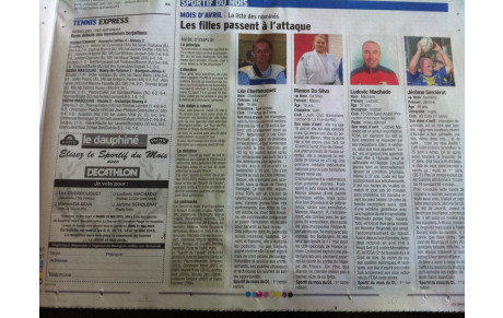 Sportif du mois d'avril !!! Votez Manon !!!